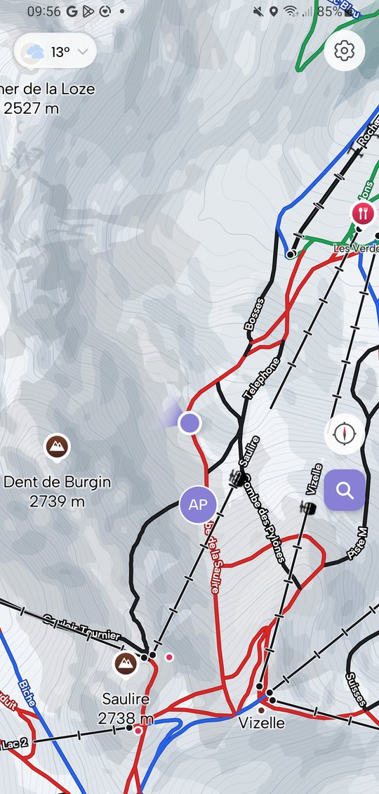 The map with you and a friend on it